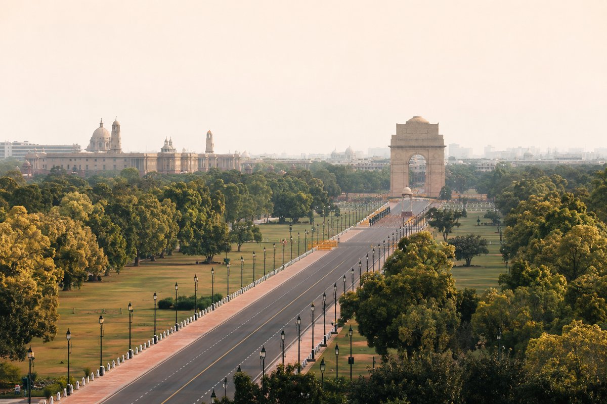 Illustrative skyline and architecture of Delhi