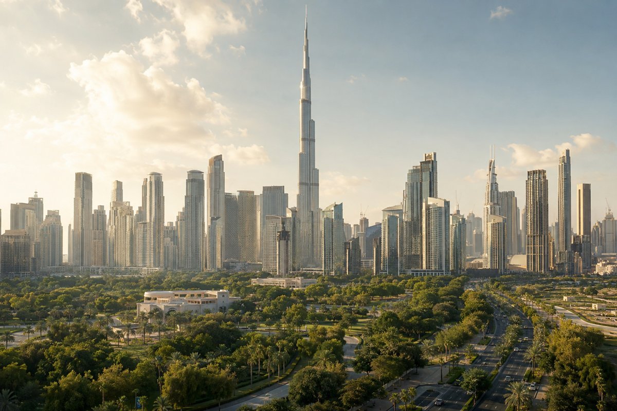 Illustrative skyline and architecture of Dubai