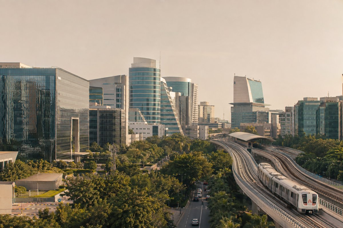 Illustrative city view of Gurugram