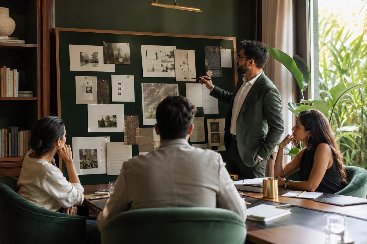 Consulting & team supervision — illustrative creative and working environment