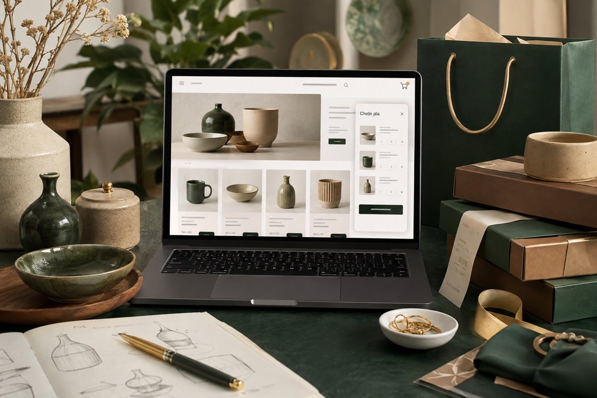 E-commerce experiences — illustrative creative and working environment