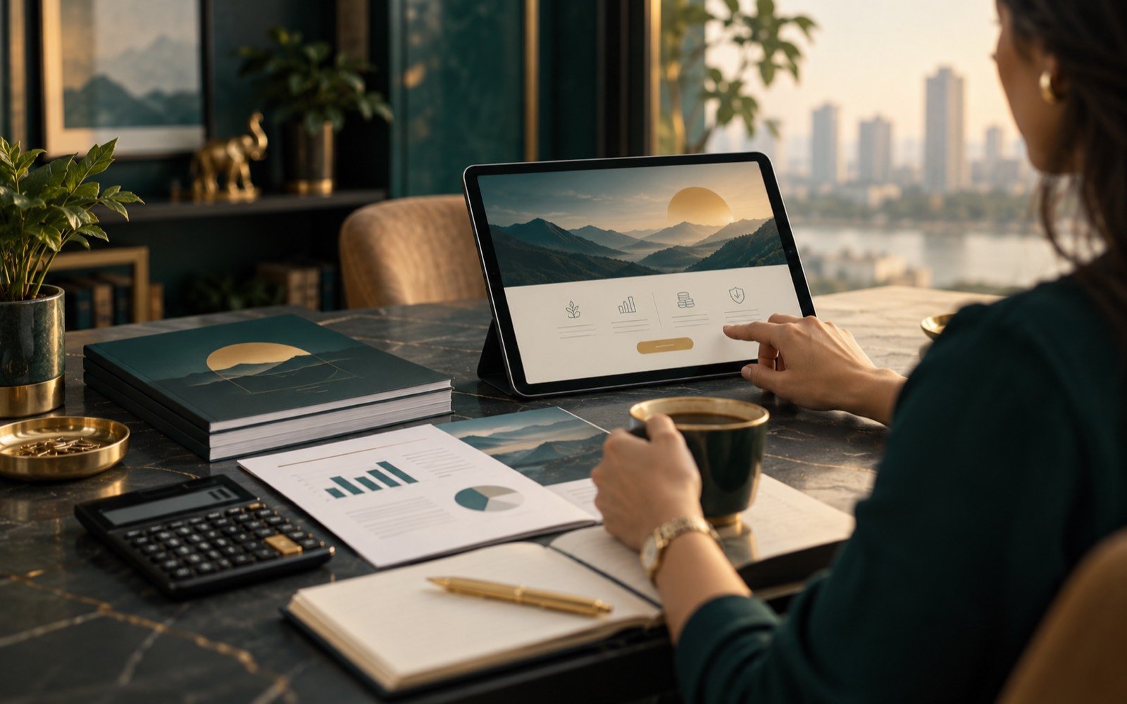 Marketing creative for Finance